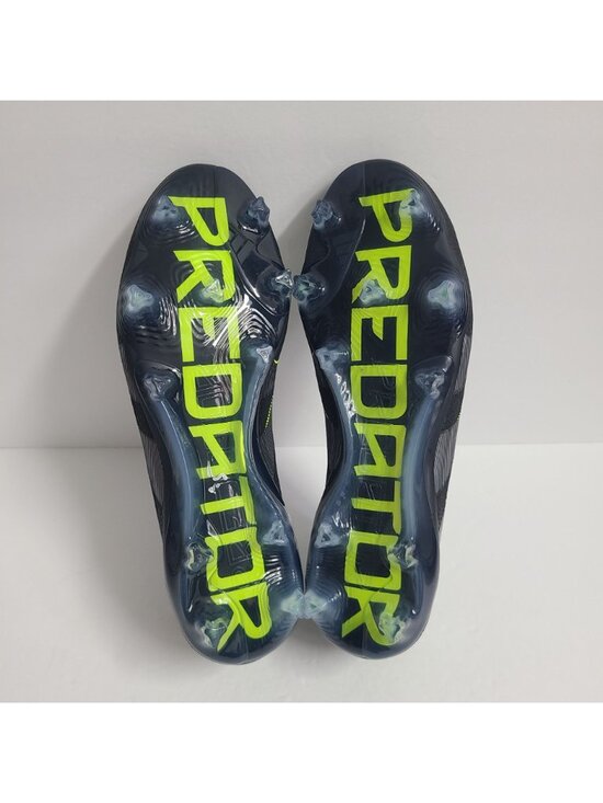 NEW Adidas Predator Elite Laceless FG Soccer Cleats JI1078 Size 8.5 Black main image 9